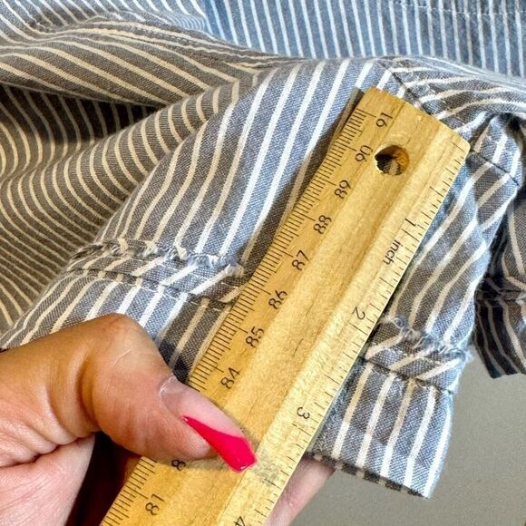 Intimately Free People Striped Jomo Romper Print Cotton Oversized XS - Picture 11 of 11